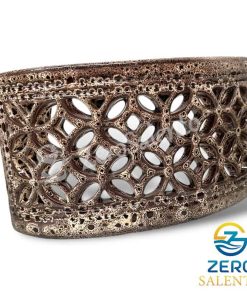 Applique terracotta intaglio a farfalla smaltata anticata Teril12.ant